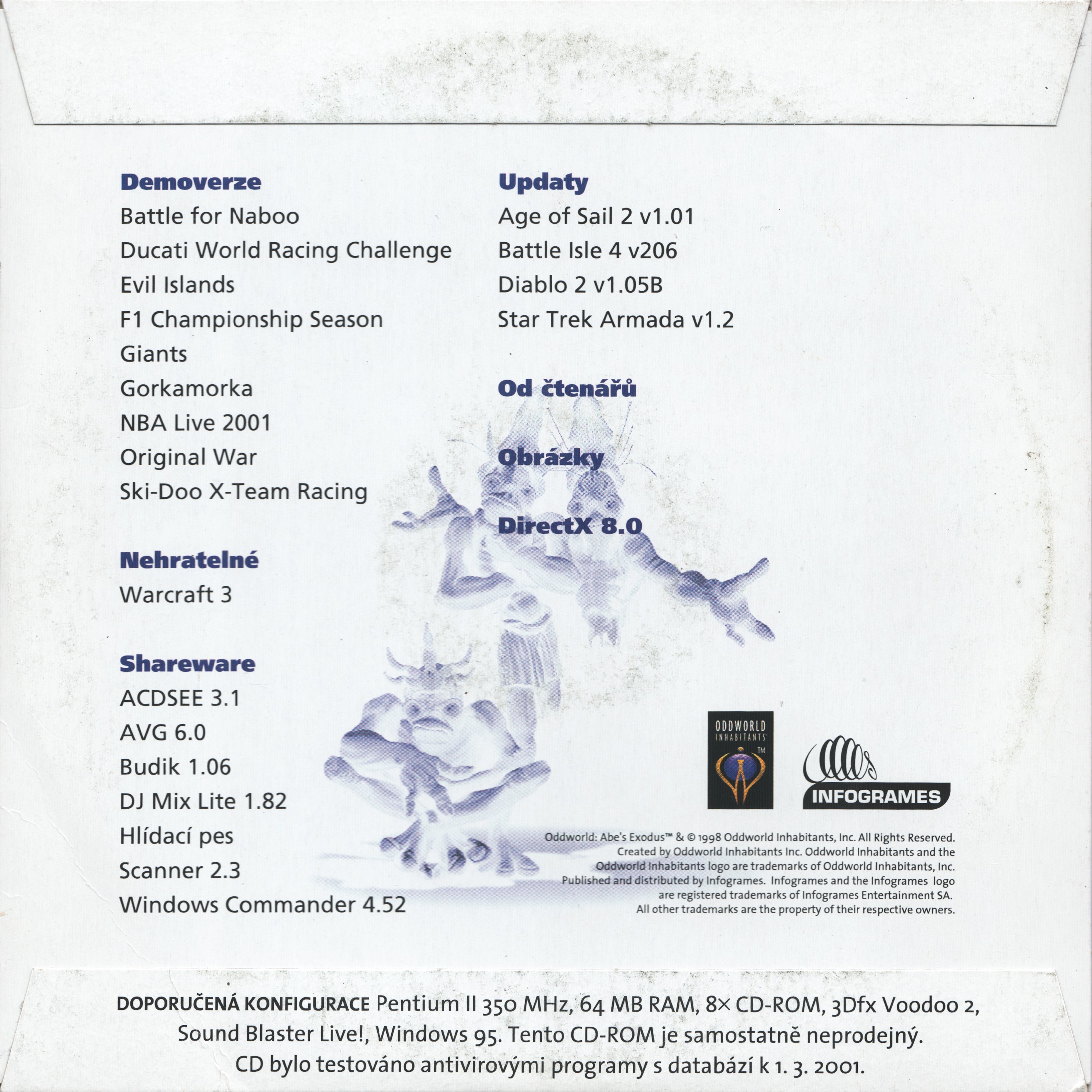 CZ Level 74 2001/03 CD1 back