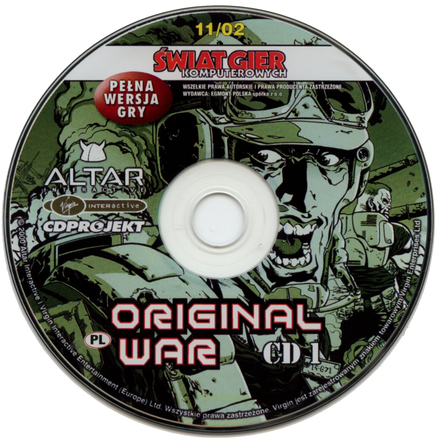PL ŚGK 11/2002 release Original War CD 1
